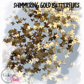 Glitter.Cakey - Shimmering Gold Butterflies