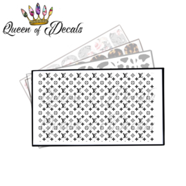 Queen of Decals - BLACK V L FULL SHEET 'NEW RELEASE'