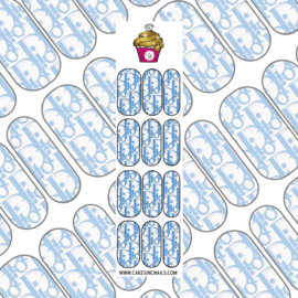 CakesInc.Nails -  Baby Blue DD (New Release) 'NAIL DECALS'
