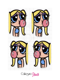 Queen of Decals - Bubbles Powerpuff (Mini Series) 'NEW RELEASE'