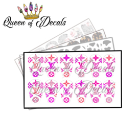 Queen of Decals - V L Pink Mix 'NEW RELEASE'