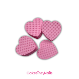 CakesInc.Nails - Hearty Nail Wipes 'Pink Hearts'