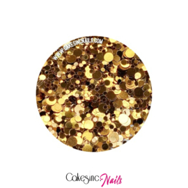 Glitter.Cakey - Dusty Gold 'METALLIC DOTS'