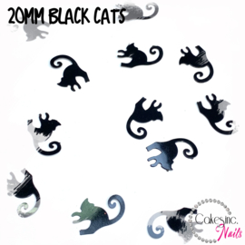 Glitter.Cakey - 20mm Black Cats 'HALLOWEEN S1'