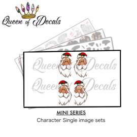 Queen of Decals - Christmas Santa (Mini Series)