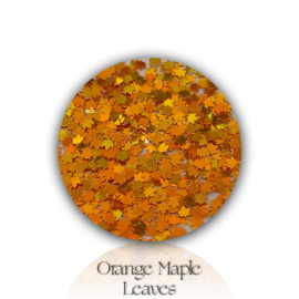 Glitter.Cakey - Orange Maple Leaves
