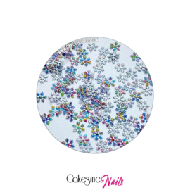 Glitter.Cakey - Multi Color Snowflakes Sequins