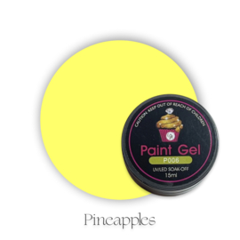CakesInc.Nails - #P006 'Pineapples 'Gel Paint' (15ml)