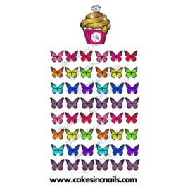 CakesInc.Nails - Summer Butterflies (Mini) 'NAIL DECAL