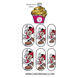 CakesInc.Nails - Minni on Ice (Mini) 'NAIL DECALS'