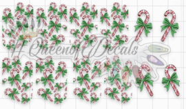 Queen of Decals - Candy Cane 'NEW RELEASE'