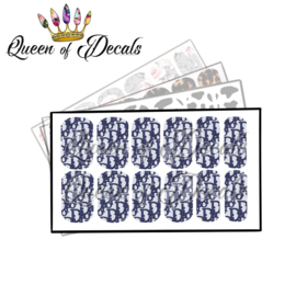 Queen of Decals - Monogram Denim Summer Vibes 'NEW RELEASE'