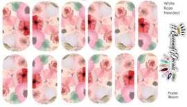 Queen of Decals - Pastel Pink Floral (full cover)