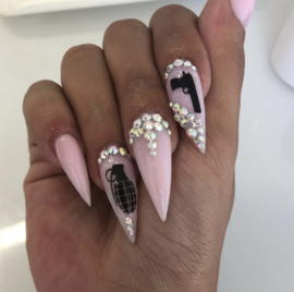 CakesInc.Nails - Love in Weapons 'NAIL DECALS'