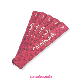 CakesInc.Nails -  Hearty Pink 150/150 'DISPOSABLE NAIL FILE'