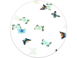 Glitter.Cakey - Pastel Mint & Blue Butterflies 'THE SLICES'