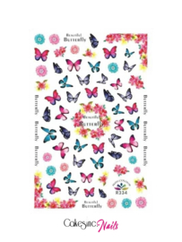 Glitter.Cakey - Butterfly 'STICKER SHEET R334'