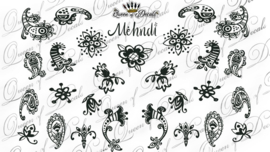Queen of Decals - Mehndi 