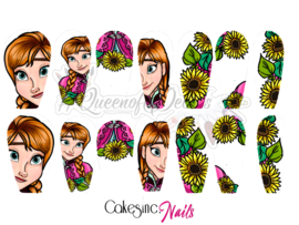 Queen of Decals - Anna & Sunflowers 'NEW RELEASE'