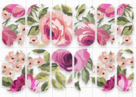 Queen of Decals - Negative Space Floral Print  'NEW RELEASE'