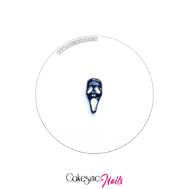 Glitter.Cakey - Scary Mask Charm (Black) 'HALLOWEEN'
