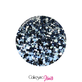 Glitter.Cakey - Silver 'METALLIC DOTS'