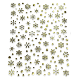 Glitter.Cakey - Gold Snowflakes (#907)