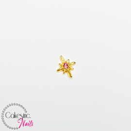 Glitter.Cakey - Gold Pink Star Charm