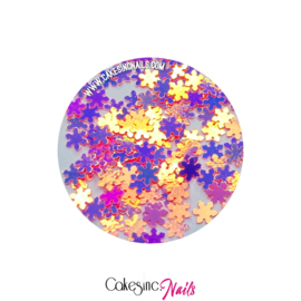 Glitter.Cakey - Pink Fancy Snowflakes