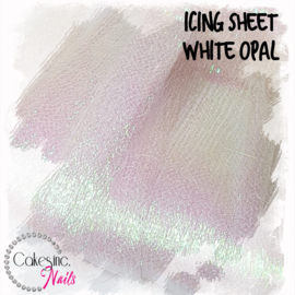 Glitter.Cakey - Icing Sheet 'WHITE OPAL'