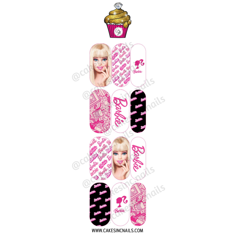 Barbie Stickers – The Nail Galore