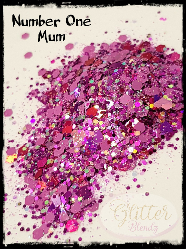 Glitter Blendz - Number One Mum 'MOTHERSDAY'