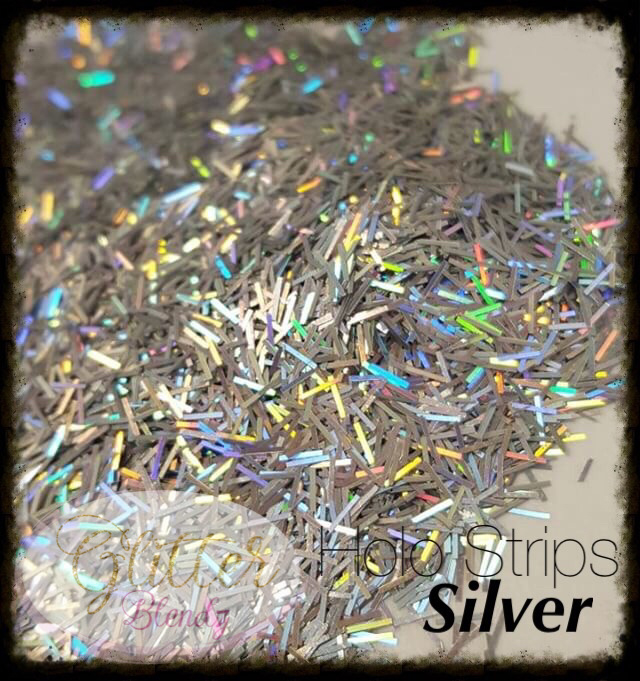 Glitter Blendz - Silver Strips