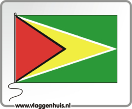 Tafelvlag Guyana 10x15 cm