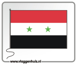 Tafelvlag Syrië 10x15 cm