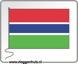 Tafelvlag Gambia 10x15 cm