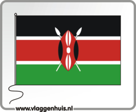 Tafelvlag Kenia 10x15 cm