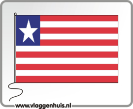 Tafelvlag Liberia 10x15 cm