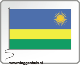 Tafelvlag Rwanda 10x15 cm