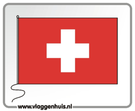 Tafelvlag Zwitserland 10x15 cm