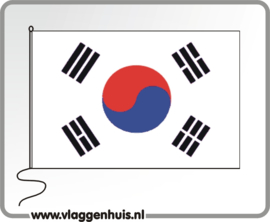 Tafelvlag Korea-Zuid 10x15 cm