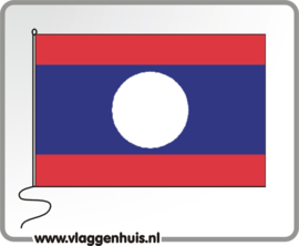 Tafelvlag Laos 10x15 cm