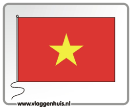 Tafelvlag Vietnam 10x15 cm