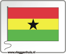 Tafelvlag Ghana 10x15 cm