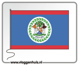 Tafelvlag Belize 10x15 cm