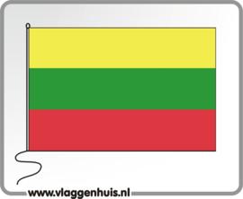Tafelvlag Litouwen 10x15 cm