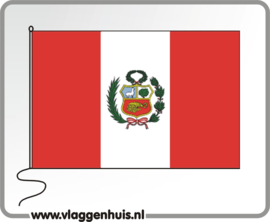 Tafelvlag Peru 10x15 cm