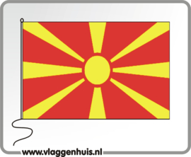 Tafelvlag Macedonie 10x15 cm