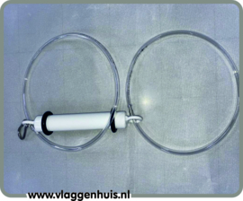 Baniergewicht met 2 pu ringen