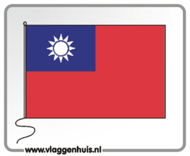 Tafelvlag Taiwan 10x15 cm